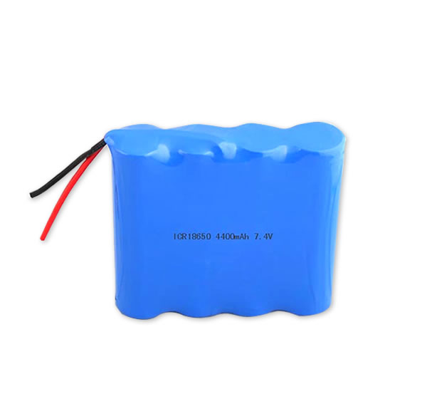 7.4V 18650 4400mAh li-ion battery pack